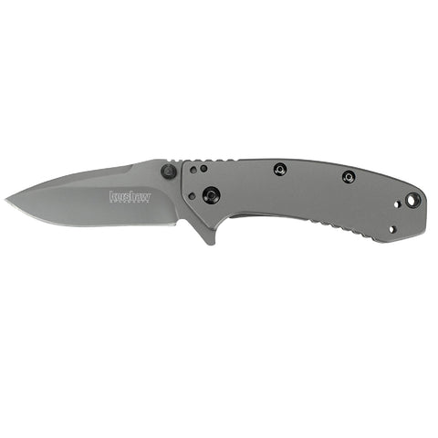 Kershaw Cryo Assisted 2.75 in Black Plain Stainless Handle