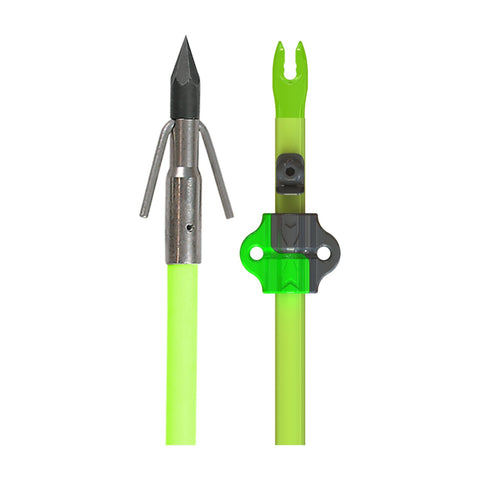 Muzzy Classic Chartreuse Fish Arrow w- Carp Point