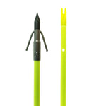 Muzzy Classic Chartreuse Fish Arrow w- Gar Point