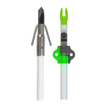 Muzzy Classic White Fish Arrow w-Carp Point and Bottle Slide