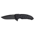 Hogue X1 2.75 in Folder Drop Pt Black Fin Alum Matte Black