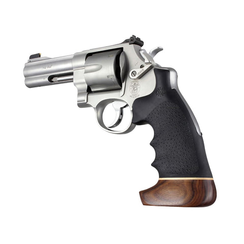 Hogue S and W N Rd Conversion Rubber Monogrip Wood Big Butt