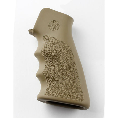 Hogue AR15 M16 Rubber Grip w Finger Grooves Flat Dark Earth