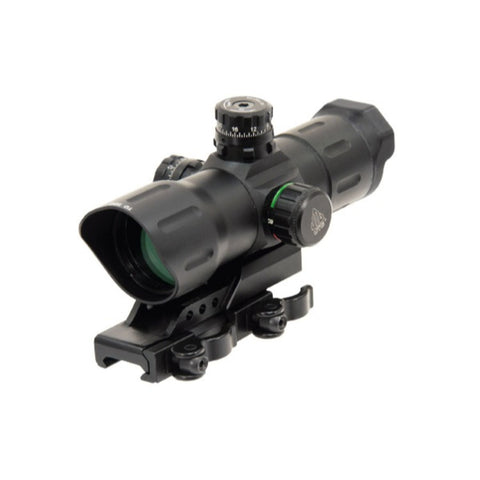 Leapers UTG 6in ITA Red Green CQB T-dot w Offset QD Mount