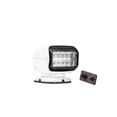 Golight GT LED Perm Mount w Hardwired DashMount Remote Wht