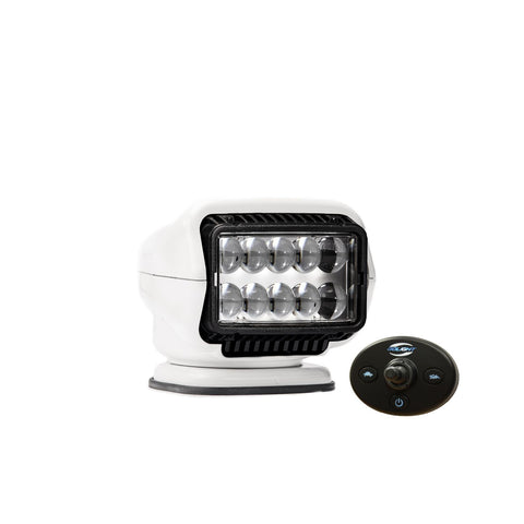 Stryker LED Permanent Mount w Hardwired DashMount Remote Wht
