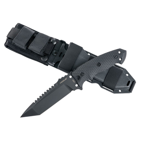 Hogue EX-F01 5.5 in Fixed Tanto G10 A2 Black Auto Ret Sheath