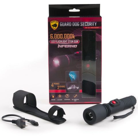 Guard Dog Inferno High Voltage Stun Gun w Rubber Handle