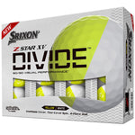 Srixon Z-Star XV Divide Golf Ball White-Yellow Dozen