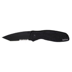 Kershaw Blur Assisted 3.38 in Black Plain Black Aluminum