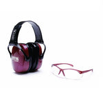 Howard Leight Womens Shooting Safety Combo Eye and Ear Kit