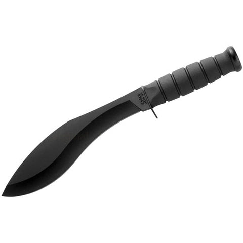 KA-BAR Combat Kukri Fixed 8.5 in Black Blade Kraton Handle