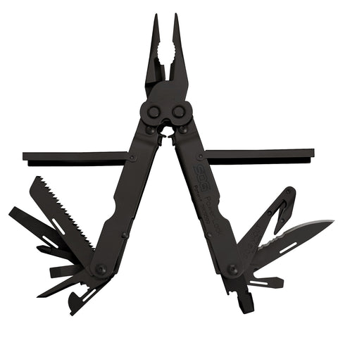 SOG PowerLock EOD w V-Cutter Black Oxide Nylon Sheath