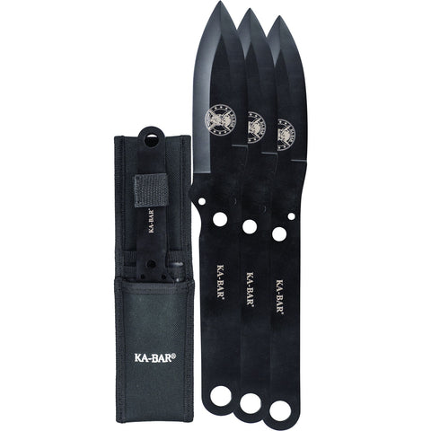 KA-BAR Throwing Knife Set with Sheath 3 Pcs