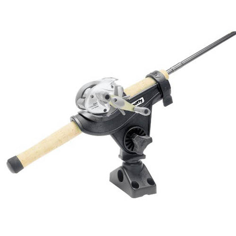 Scotty Baitcast-Spin Rod Holder Black w- 241 Side-Deck Mnt
