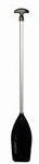 Caviness Synthetic  Aluminum Paddle 5 foot Tgrip Black