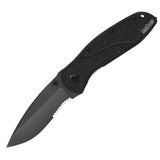 Kershaw Blur Assisted 3.38 in Black Plain Black Aluminum