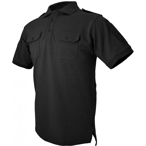 Hazard 4 QuickDry LEO Polo Black Small